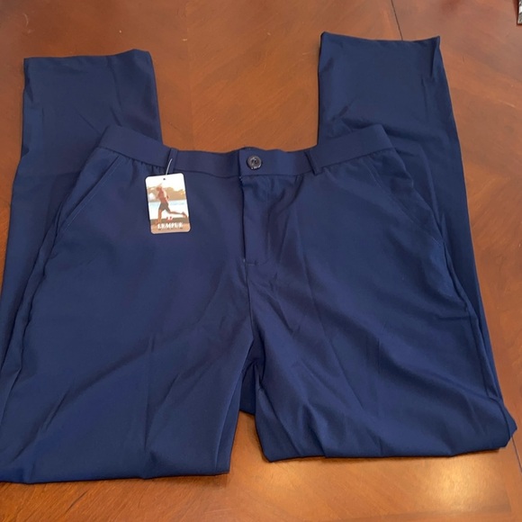 Navy Blue Golf Pants - size large - NWT. JJ - Picture 1 of 5